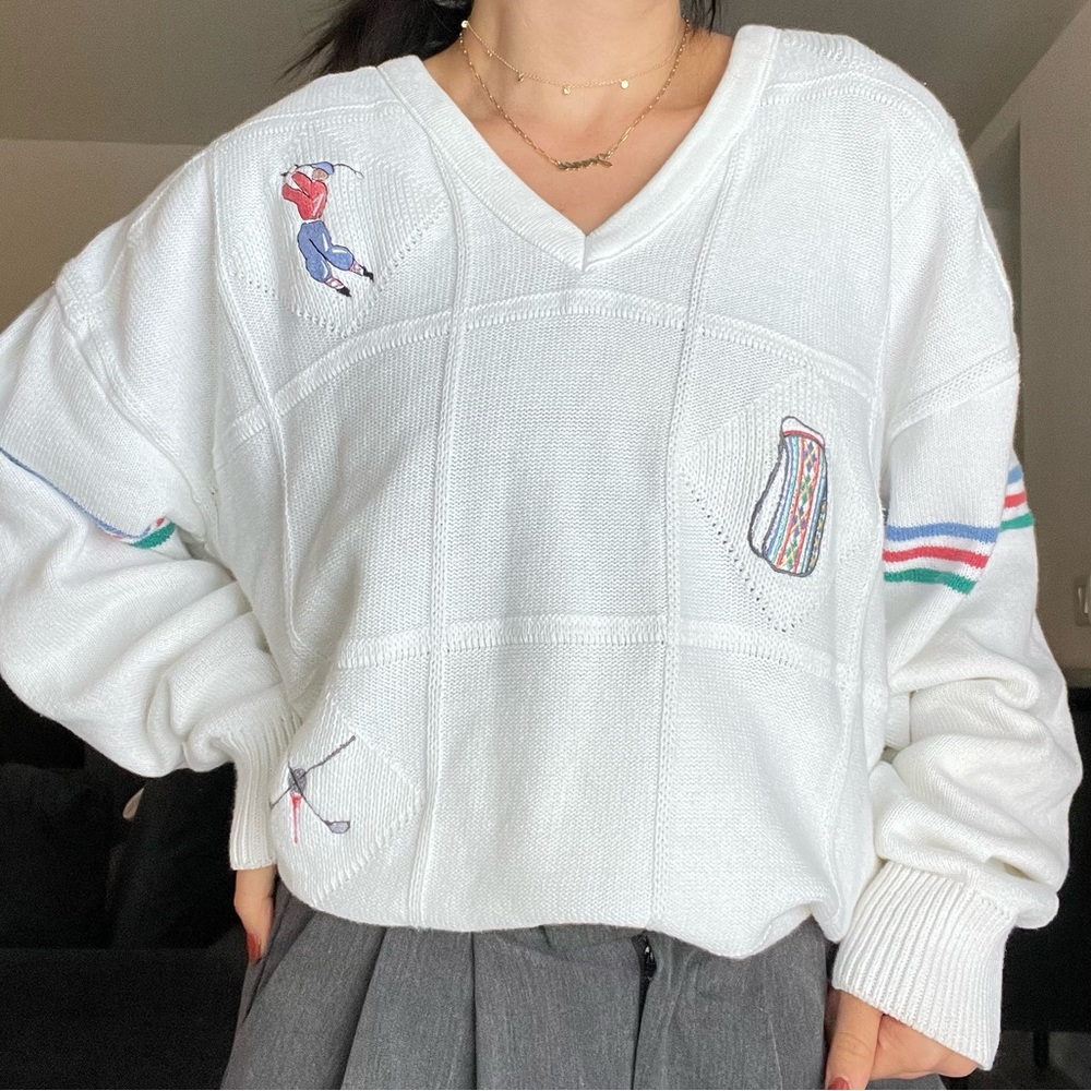 Vintage Golf Sweater